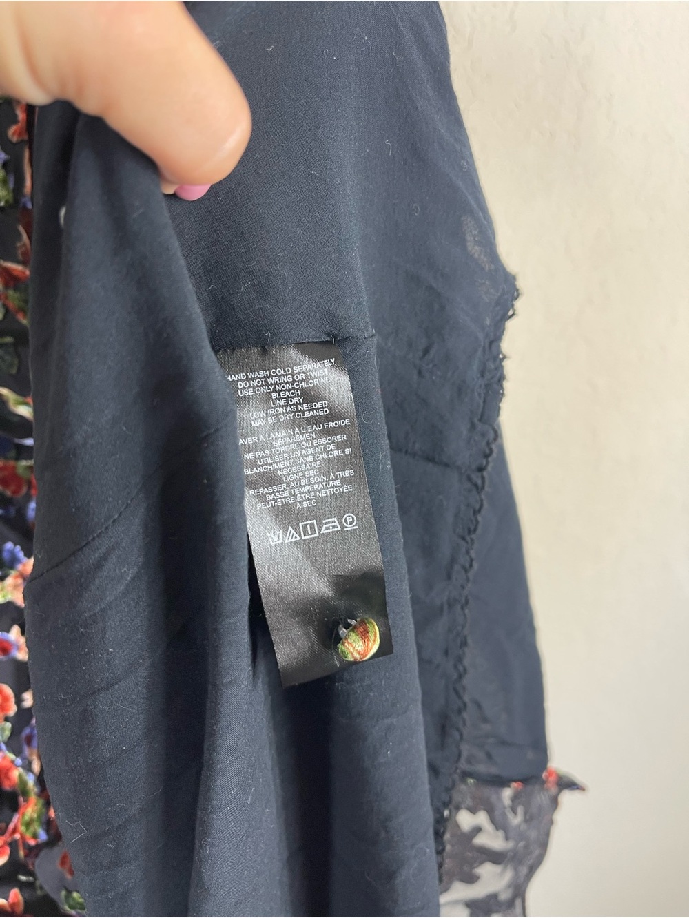 By Anthropologie Katerina Button-Front Burnout Velvet Floral Midi Dress US 16 - Picture 7 of 11